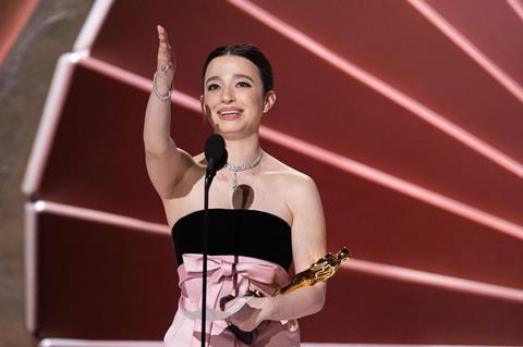 Mikey Madison at the 2025 Oscars
