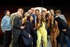 Vivica A. Fox leads a mass selfie at the end of the Amazon MGM Studios session with Ben Affleck, Ryan Gosling, Ayo Edebiri, Chris Hemsworth, Timur Bekmambetov, among others.
